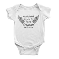 Hand Picked for Earth by My Grandma in Heaven - Baby Vests Bodysuits