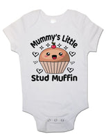 Mummy's Little Stud Muffin - Baby Vests Bodysuits for Boys, Girls