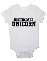 Undercover Unicorn - Baby Vests Bodysuits for Boys, Girls