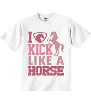 I Kick Like A Horse - Baby T-shirts