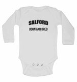Salford Born and Bred - Long Sleeve Baby Vests for Boys & Girls