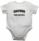 Salford Born and Bred - Baby Vests Bodysuits for Boys, Girls