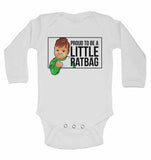 Proud to Be a Little Ratbag - Long Sleeve Baby Vests