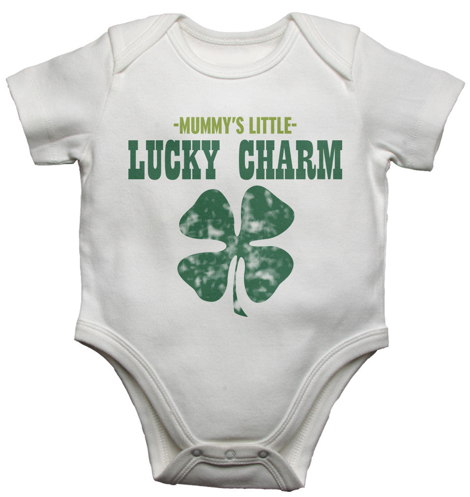 Mummy's Little Lucky Charm Baby Vests Bodysuits