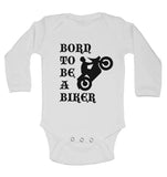 Born to be a Biker - Long Sleeve Baby Vests