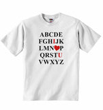ABCDEFGHIJKLMNOPQRSTUVWXYZ - Baby T-shirt
