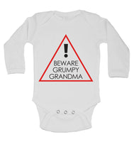 Beware Grumpy Grandma - Long Sleeve Baby Vests