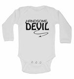 Handsome Devil - Long Sleeve Baby Vests for Boys & Girls