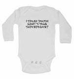 I Speak Polish What's Your Superpower? - Long Sleeve Baby Vests for Boys & Girls
