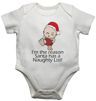 I am The Reason Santa has a Naughty List Baby Vests Bodysuits