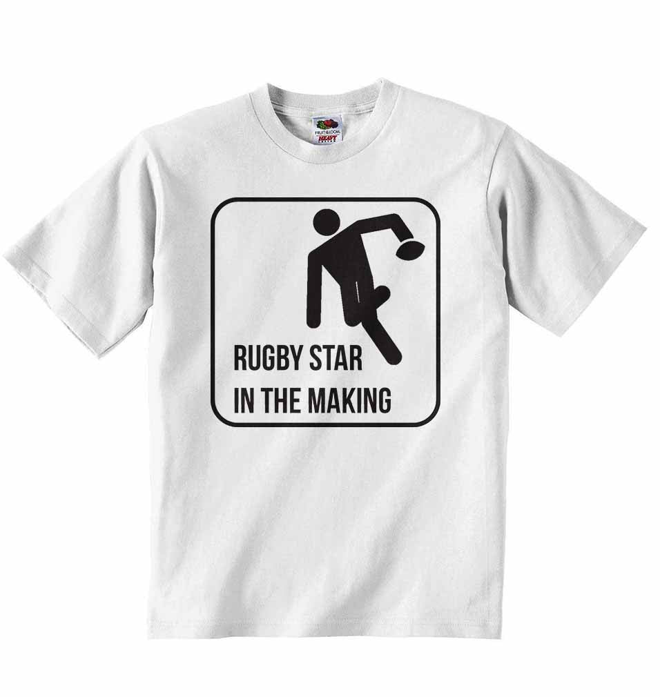 Rugby Star in The Making - Baby T-shirt
