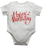 Happy Birthday Baby Vests Bodysuits