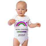 Soft Cotton BabyVests Bodysuits Grows Born During Lockdown 2020 for Newborn Gift