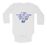 I Think You Are Suffering From a Lack Of Vitamin Me Funny Cute Baby Vest Bodysuit