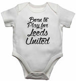 Me and My Daddy Love Leeds United, for Football, Soccer Fans - Baby Vests Bodysuits