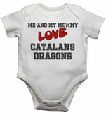 Me and My Mummy Love Catalans Dragons - Baby Vests Bodysuits for Boys, Girls