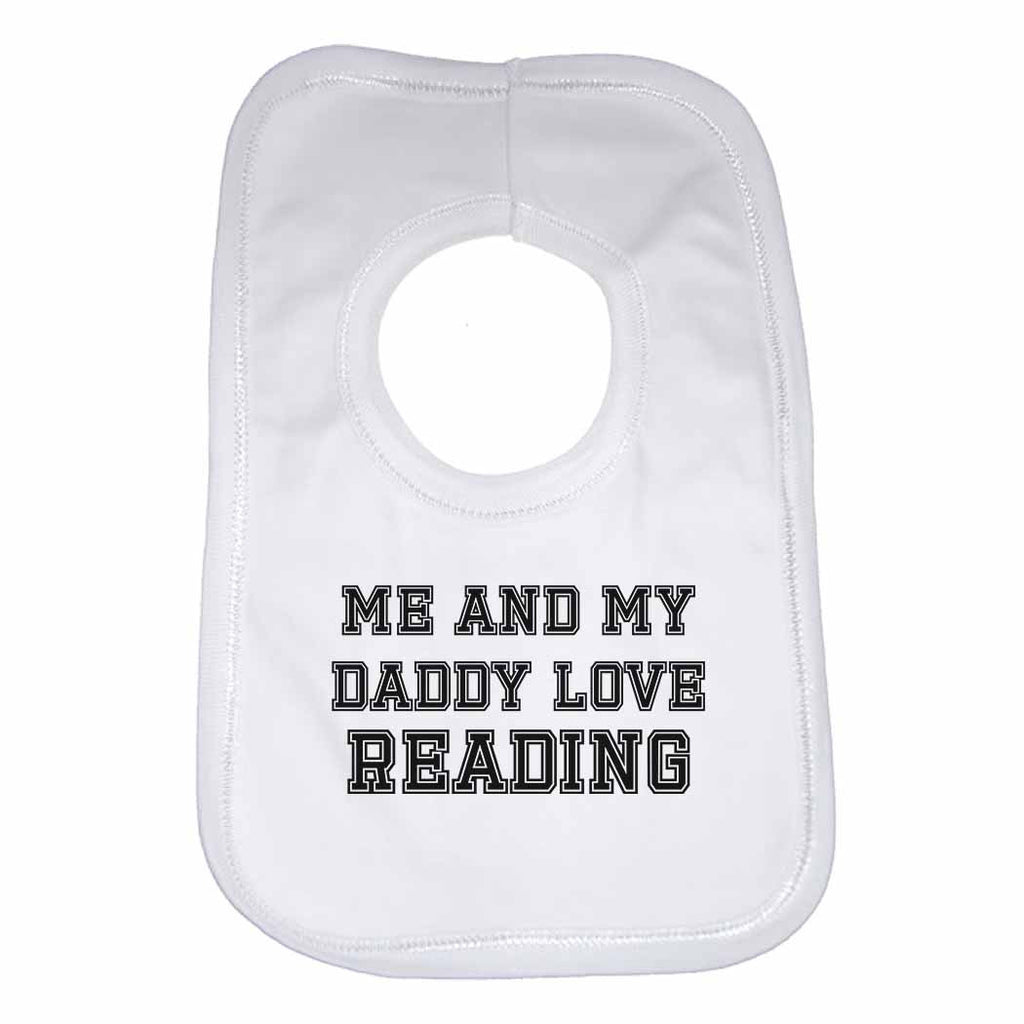 Me and My Daddy Love Reading, for Football, Soccer Fans Unisex Baby Bibs