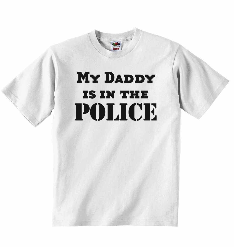 My Daddy is in The Police - Baby T-shirt