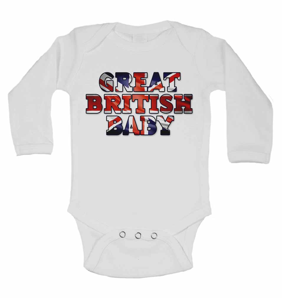 Great British Baby - Long Sleeve Baby Vests