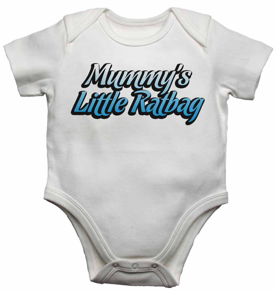 Mummy's Little Ratbag - Baby Vests Bodysuits for Boys, Girls