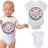 Soft Cotton BabyVest Bodysuit Grow Made in Quarantine with Love for Newborn Gift