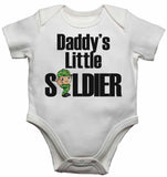 Daddy's Little Soldier - Baby Vests Bodysuits for Boys, Girls