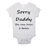 Sorry Daddy Now You Have Two Bosses Baby Vests Bodysuits