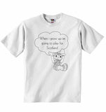 When I Grow Up Im Going to Play for Scotland - Baby T-shirt