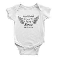 Hand Picked for Earth by My Nanna in Heaven - Baby Vests Bodysuits