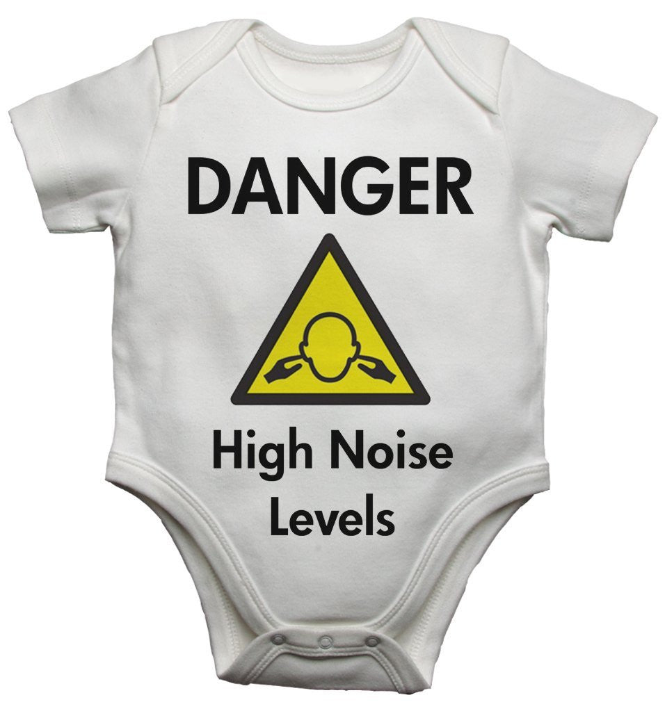 Danger High Noise Levels Baby Vests Bodysuits
