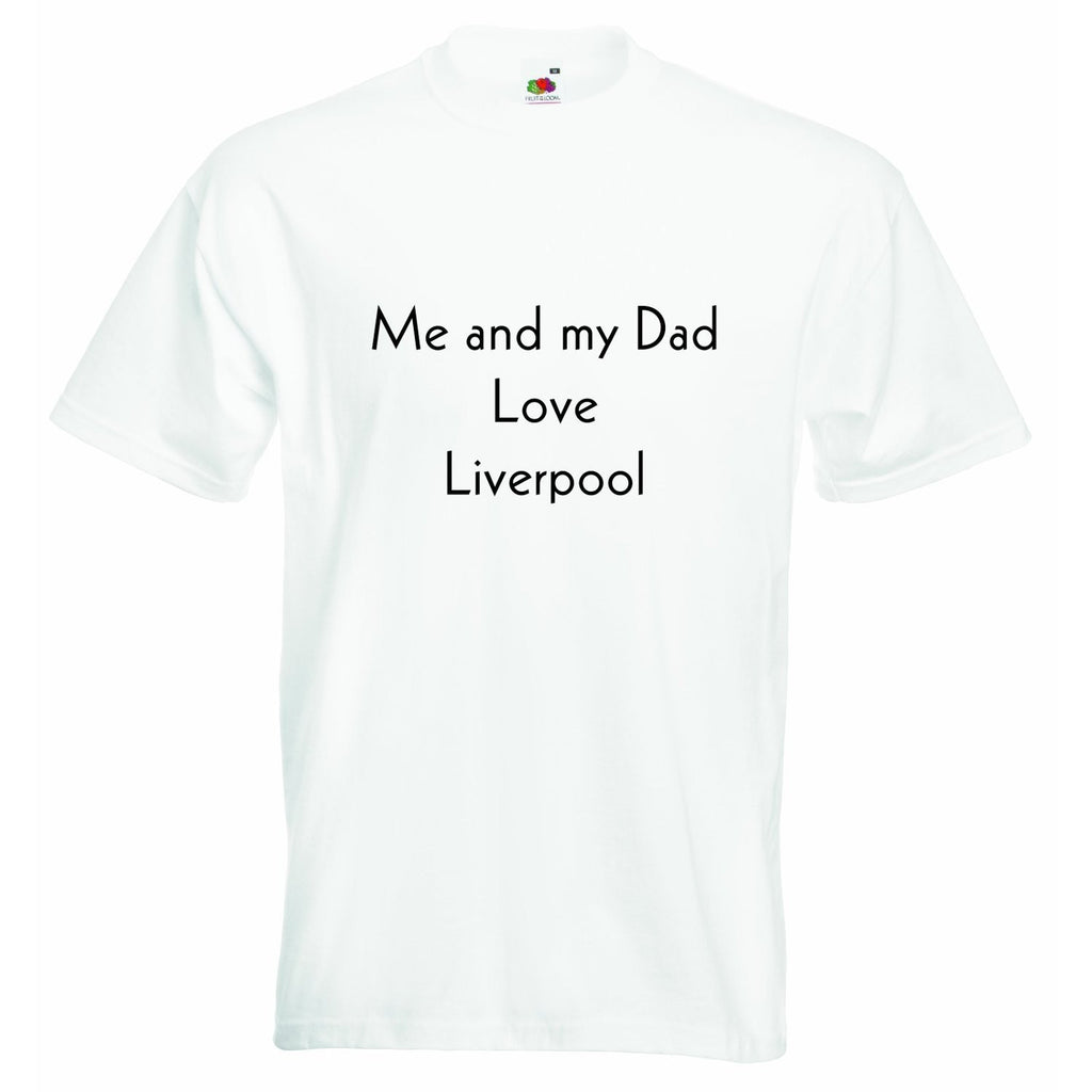 Me and my Dad Love Liverpool Baby T-shirt
