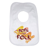 Born to Rock Baby Bib