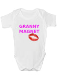 Granny Magnet Girls Baby Vests Bodysuits