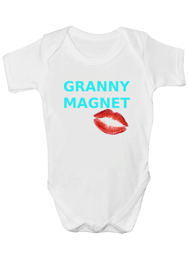 Granny Magnet Boys Baby Vests Bodysuits