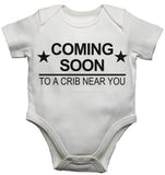 Coming Soon to a Crib Near You Baby Vests Bodysuits