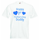 Happy First Fathers Day Daddy - Boys T-shirt