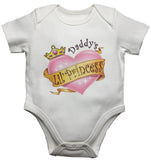 Daddys Little Princess Baby Vests Bodysuits