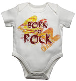 Born to Rock Boys Baby Vests Bodysuits