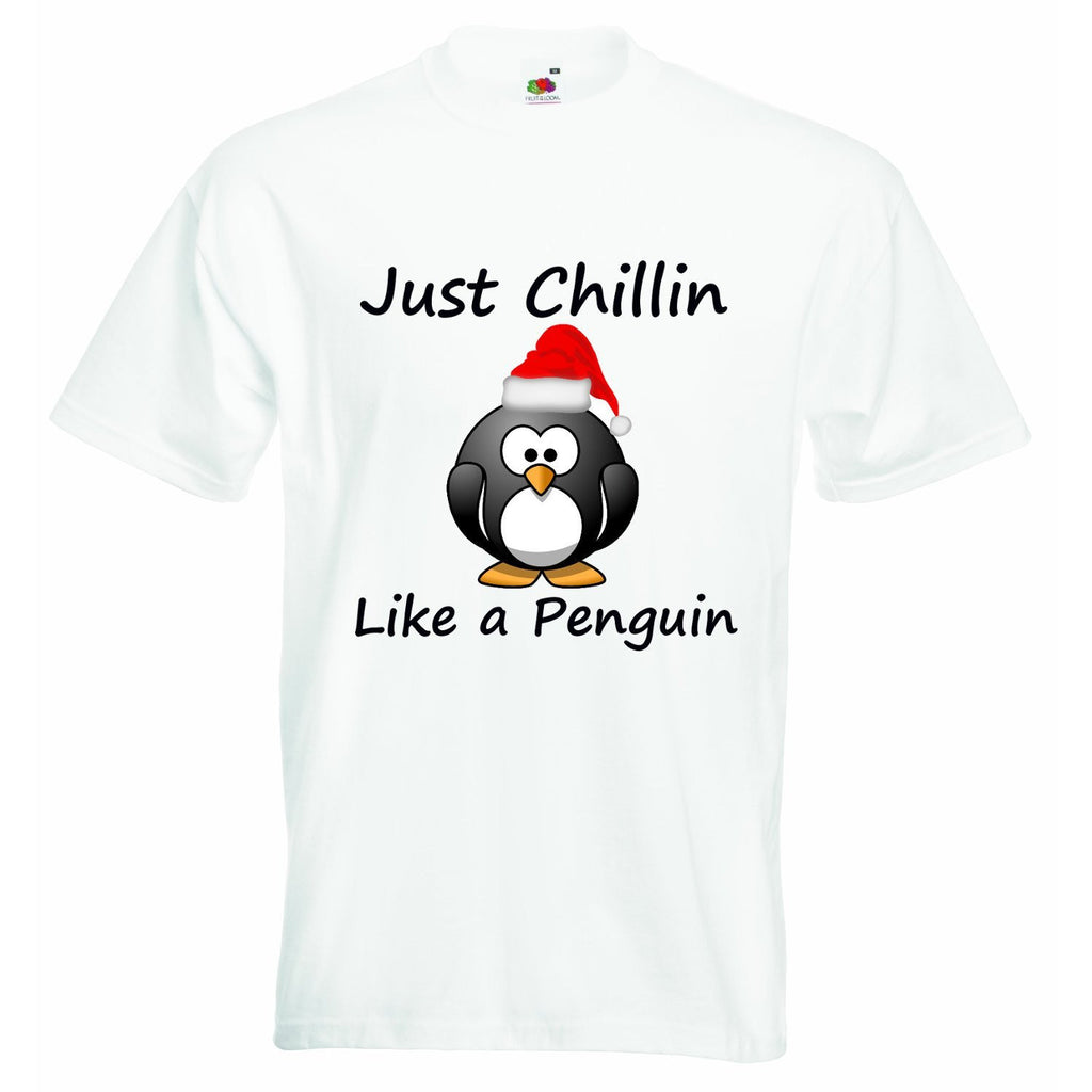 Just chillin like a penguin christmas Baby T-shirt