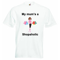My Mums a Shopaholic Baby T-shirt