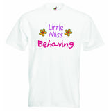 Little Miss Behaving Baby T-shirt