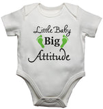 Little Baby Big Attitude Baby Vests Bodysuits