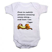 Tigger Beautiful Quotation Baby Vests Bodysuits