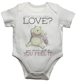 How Do You Spell Love Beautiful Winnie The Pooh Quotation Baby Vests Bodysuits