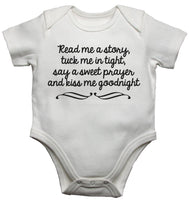 Read Me A Story Tuck Me In Tight Baby Vests Bodysuits