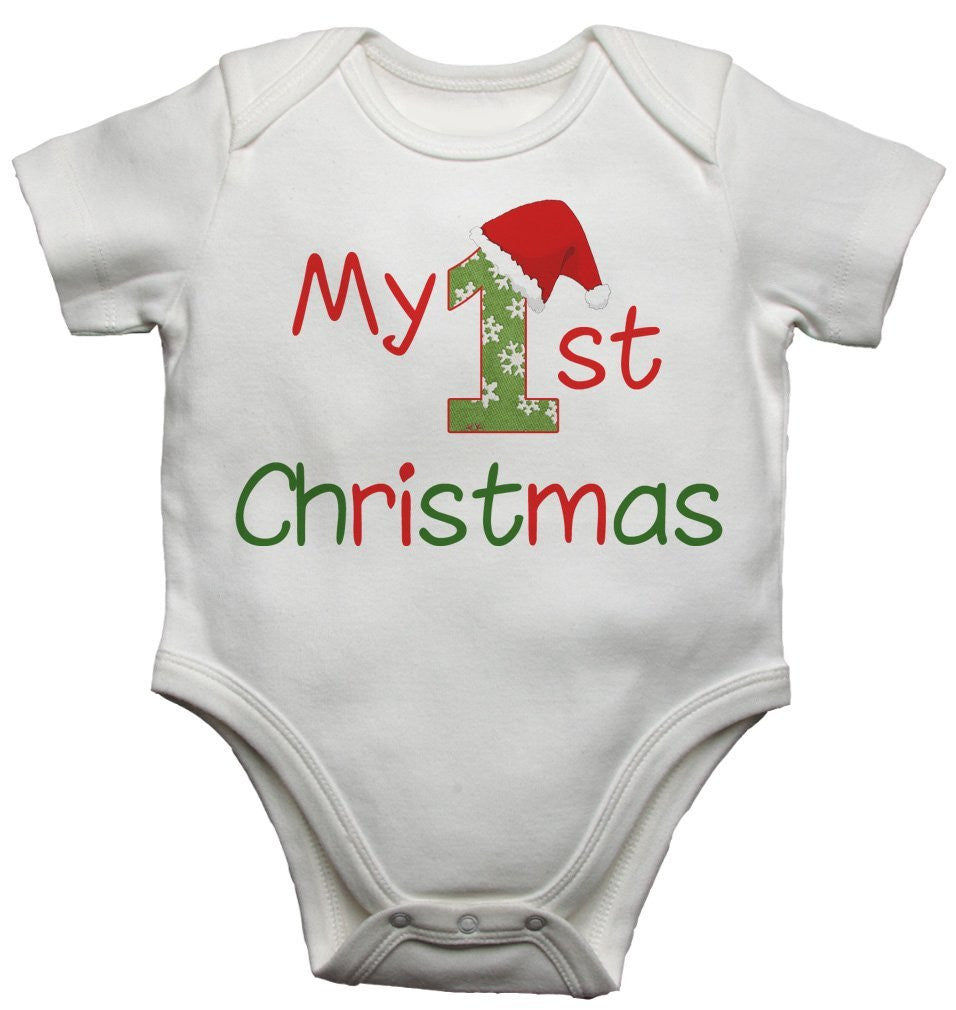 My 1st Christmas Baby Vests Bodysuits