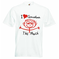 I Love Grandma This Much Baby T-shirt