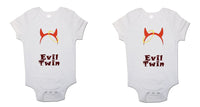 Evil Twin Twin Pack Baby Vests Bodysuits