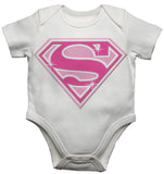 Super Woman Girl Baby Vests Bodysuits