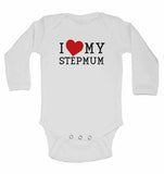 I Love My Stepmum - Long Sleeve Baby Vests for Boys & Girls